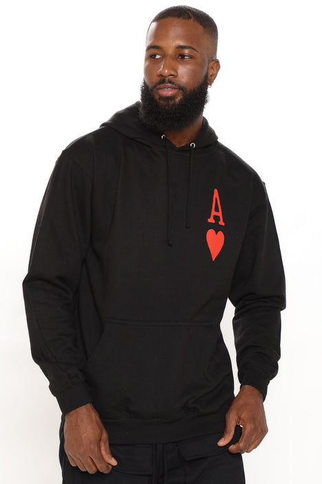 Ace of new arrivals hearts hoodie