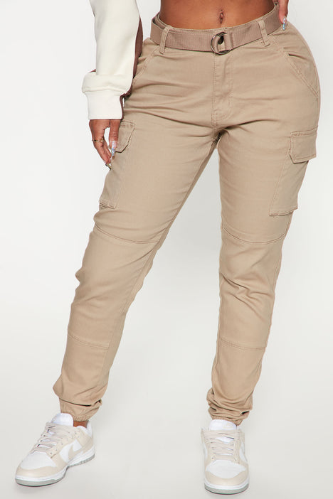 Cadet Khloe Oversized Cargo Pants Khaki