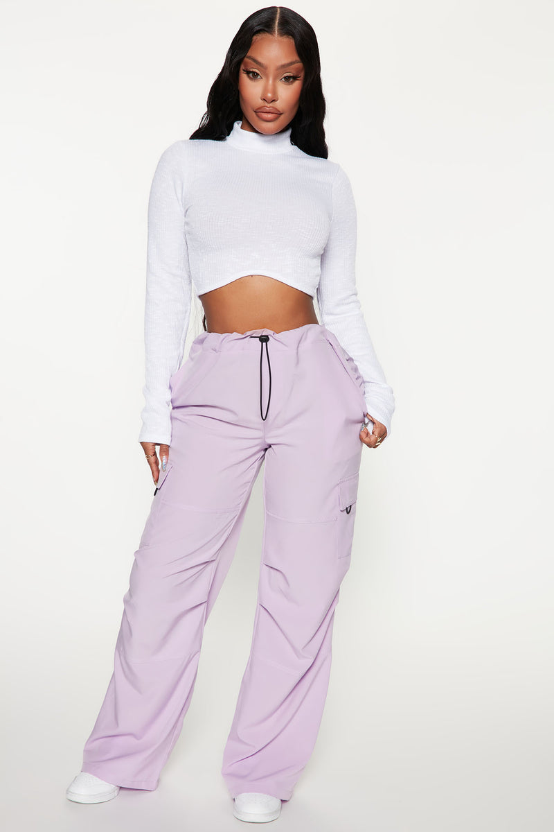 Mia Mock Neck Crop Top - White | Fashion Nova, Knit Tops | Fashion Nova