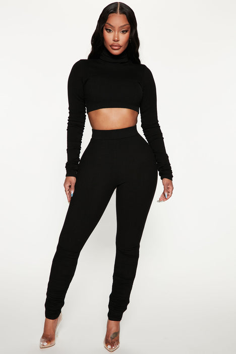 Black leggings fashion deals nova
