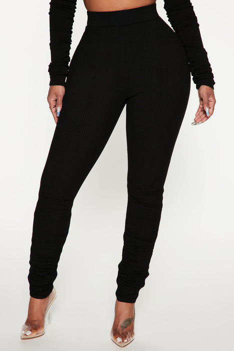 Black leggings fashion nova shop