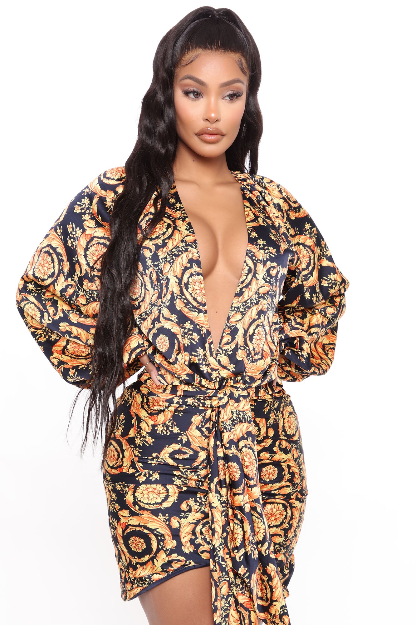 Rare feeling hotsell dress fashion nova