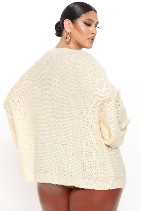 Fashion nova oversized sweater on sale