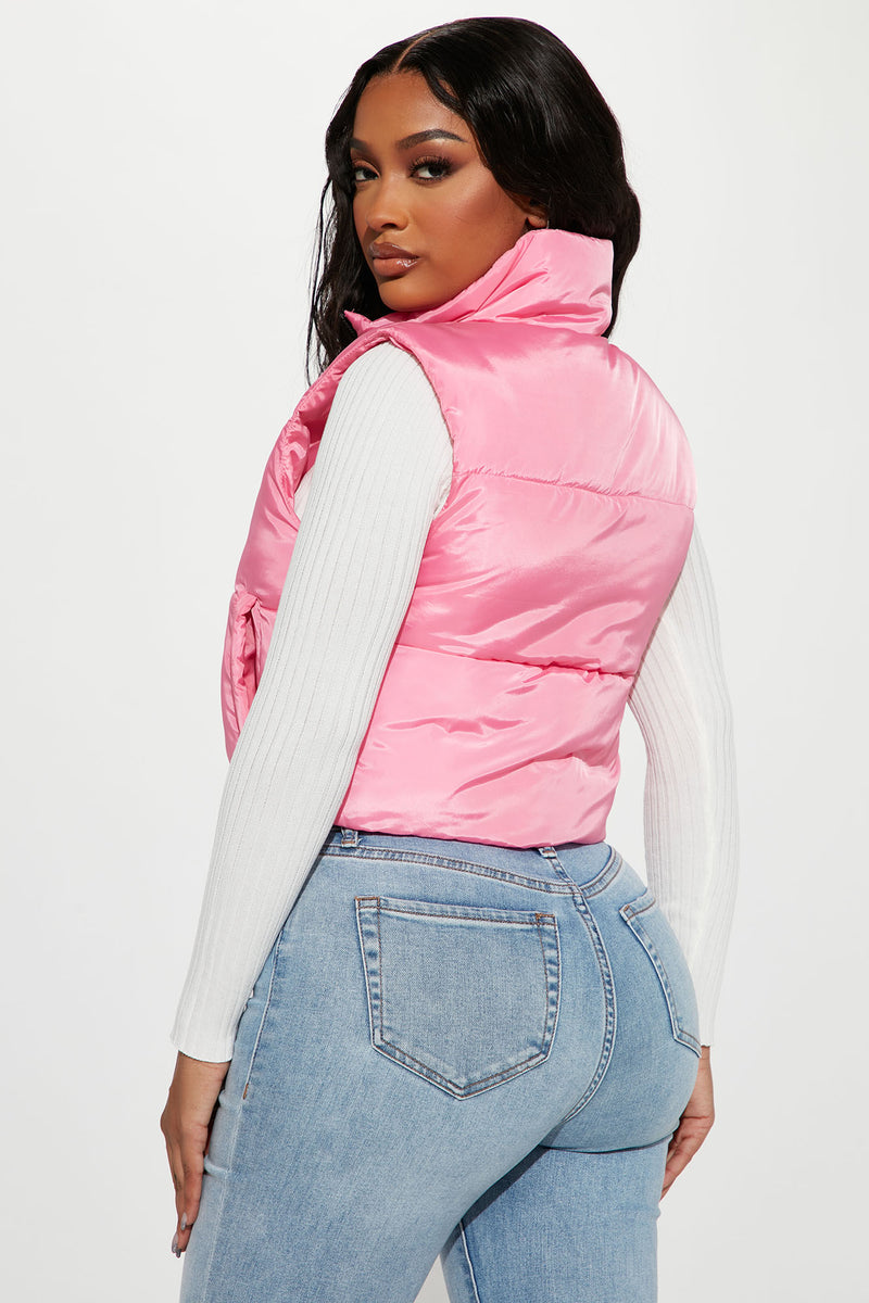Can't Handle It Puffer Vest - Pink | Fashion Nova, Jackets & Coats ...