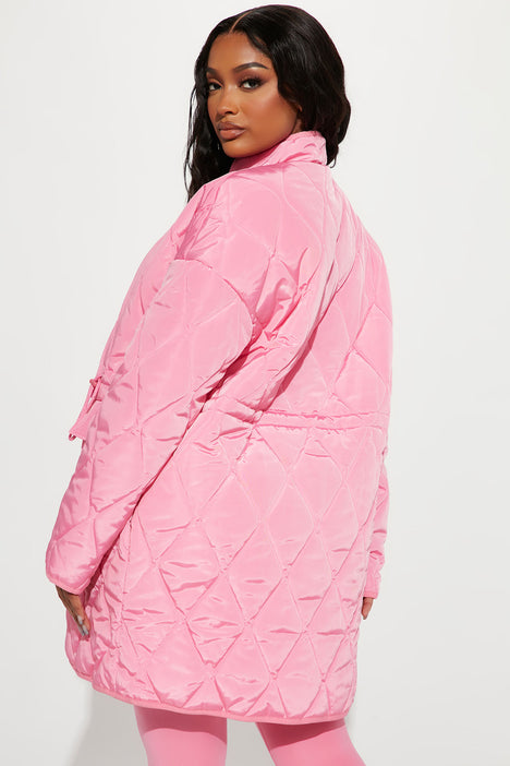 In The Moment Quilted Jacket Pink Fashion Nova Jackets