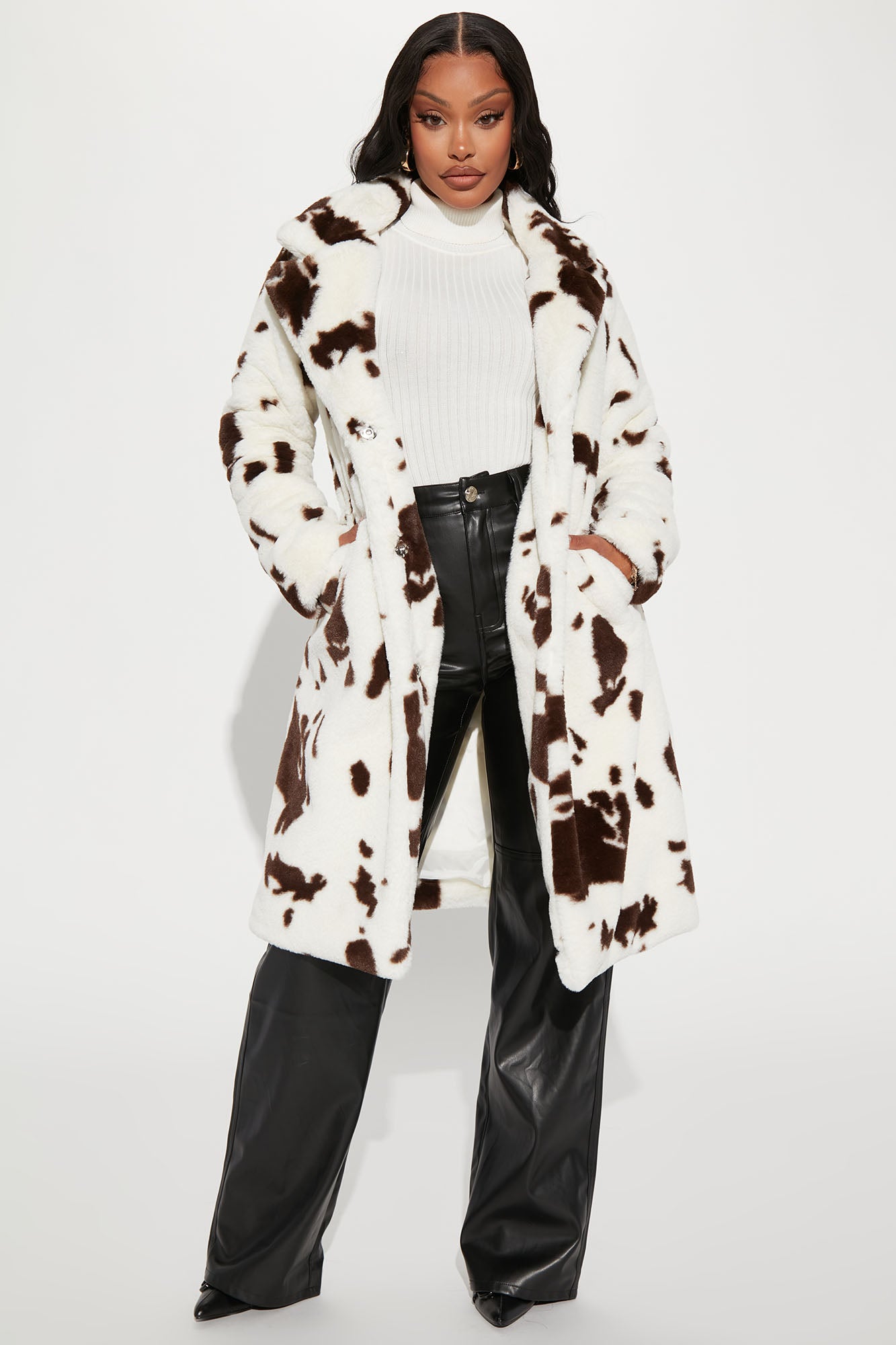 Fashion nova faux fur outlet coats