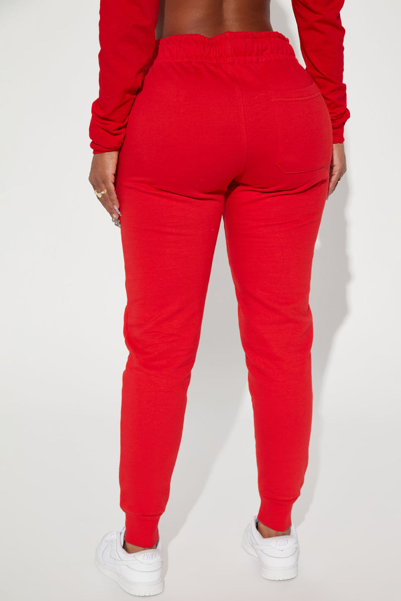 Alpha Racer Jogger Pant - Red | Fashion Nova, Screens Tops and Bottoms ...