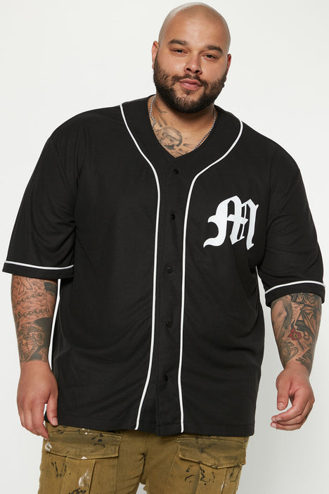 New York Black Yankees Baseball Jersey - Black, Fashion Nova, Mens Tees &  Tanks