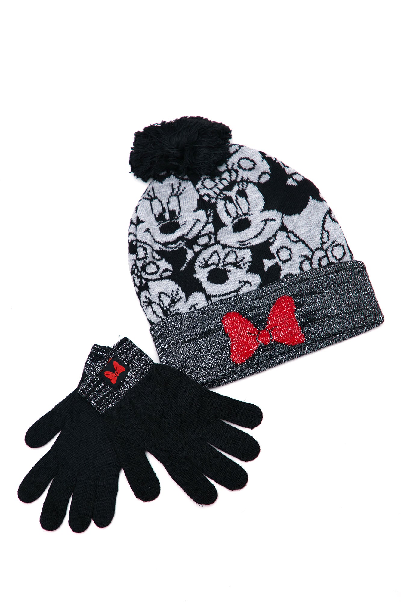 Minnie mouse pom pom hat cheap