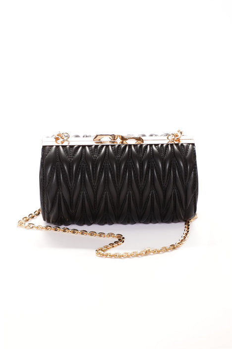 Looking My Best Clutch Bag Black