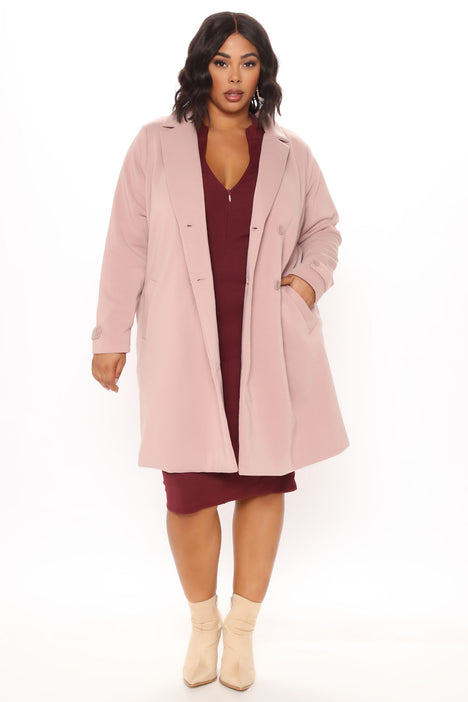 Mauve duster new arrivals coat