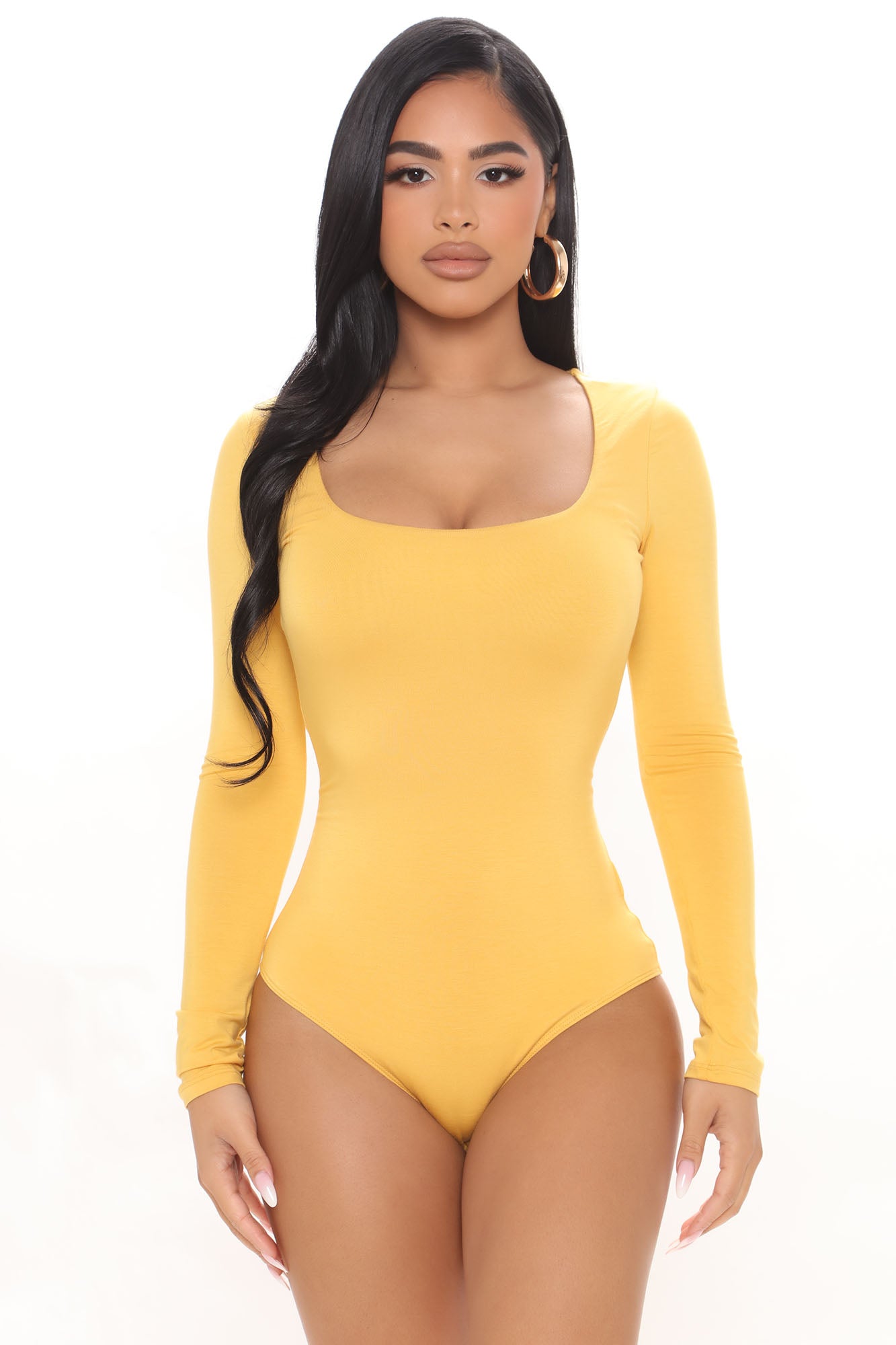 Yellow bodysuit long sleeve 2025