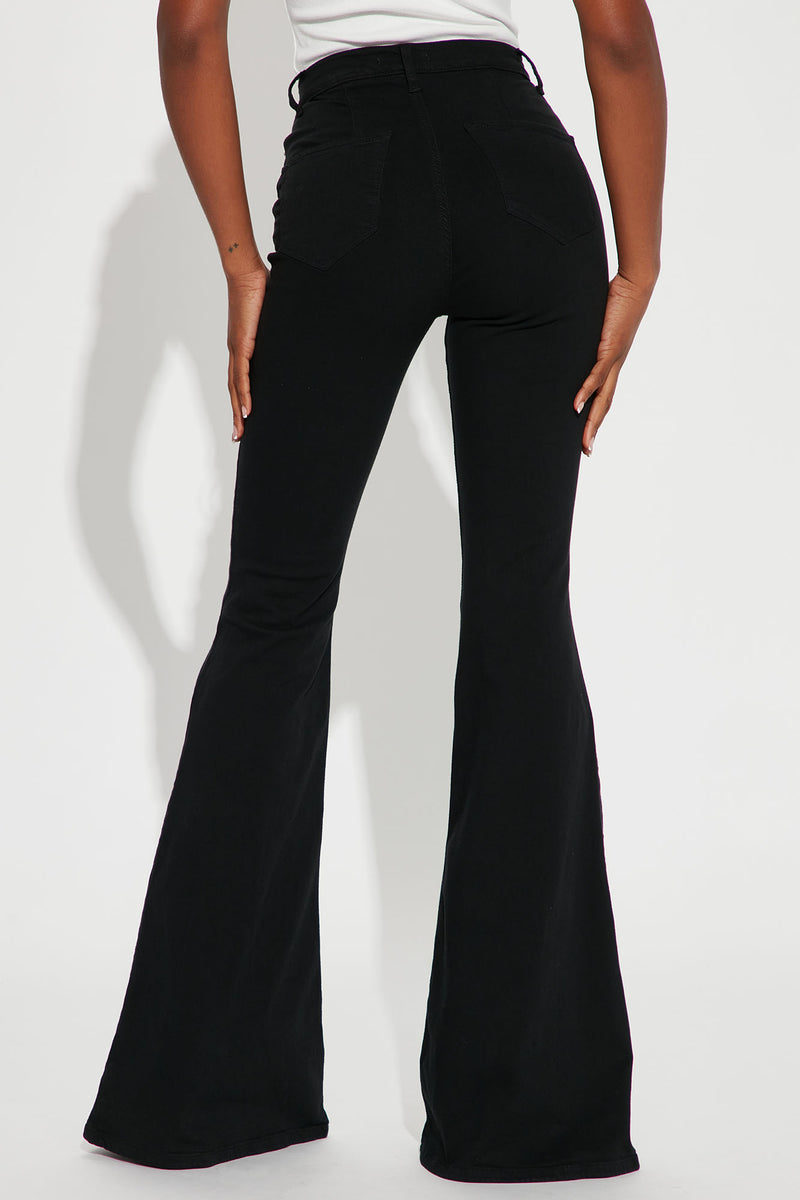 Tall Santorini Super Stretch Flare Jeans - Black | Fashion Nova, Jeans ...