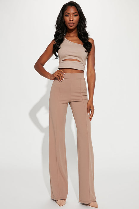 Tall Victoria High Waisted Dress Pants - Taupe, Fashion Nova,  Career/Office