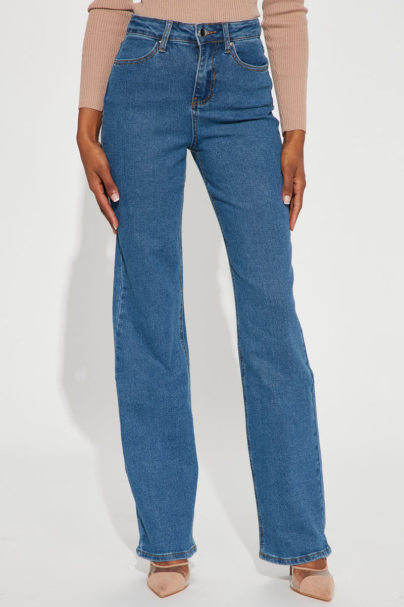 Tall Sweet Love Straight Leg Jeans - Medium Blue Wash | Fashion Nova ...