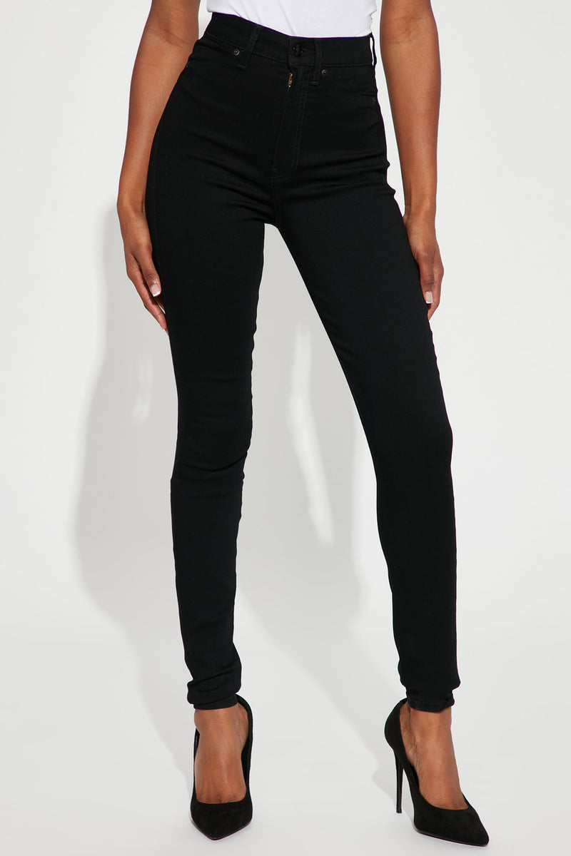 Tall Flex Game Strong Super High Rise Skinny Jeans - Black | Fashion ...