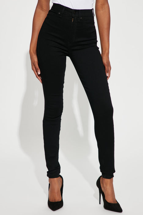 Tall Flex Game Strong Super High Rise Skinny Jeans - Black, Fashion Nova,  Jeans