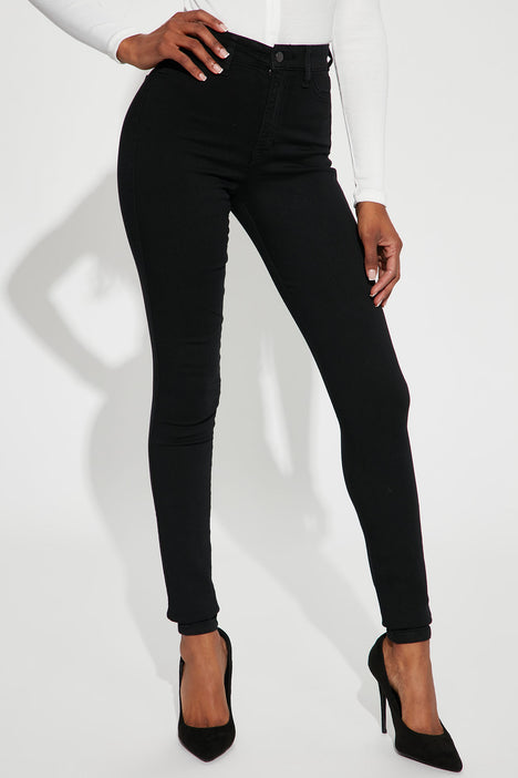 Tall Classic High Waist Skinny Jeans Black Fashion Nova Jeans