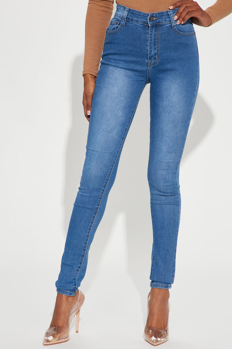 Tall Isabella High Waisted Skinny Jeans - Medium Wash | Fashion Nova ...