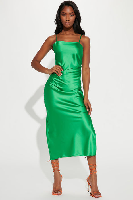 Fashion nova emerald green dress shop