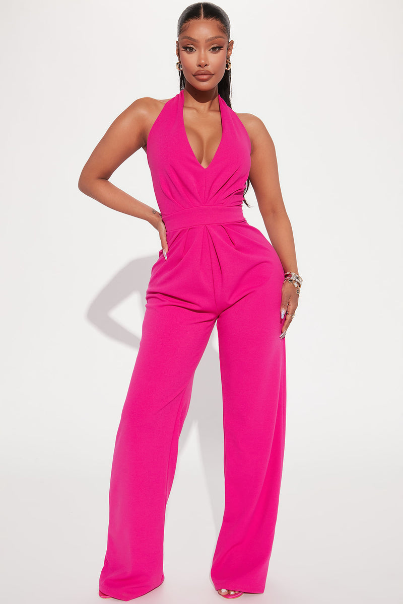 Classic Ending Jumpsuit Fuchsia Fashion Nova, Jumpsuits Fashion Nova