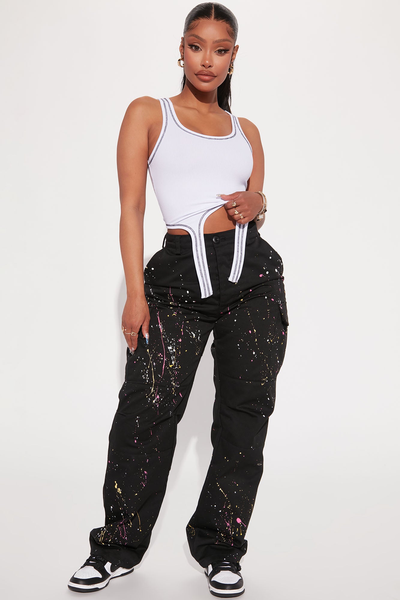 Baggy sales joggers black