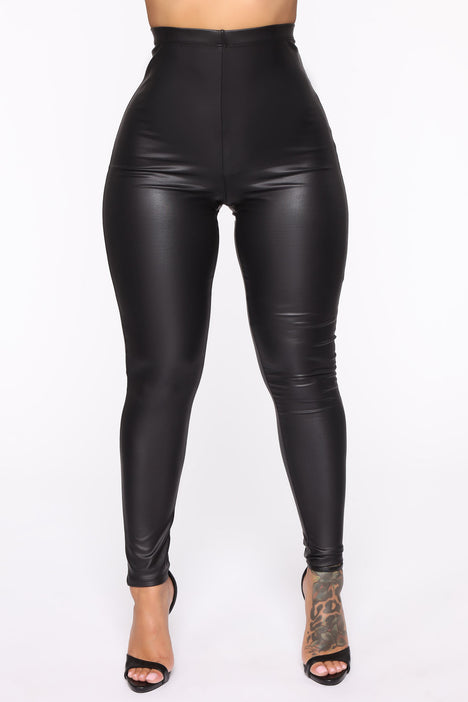 Mika Faux Leather Legging Set - Camel, Fashion Nova, Matching Sets