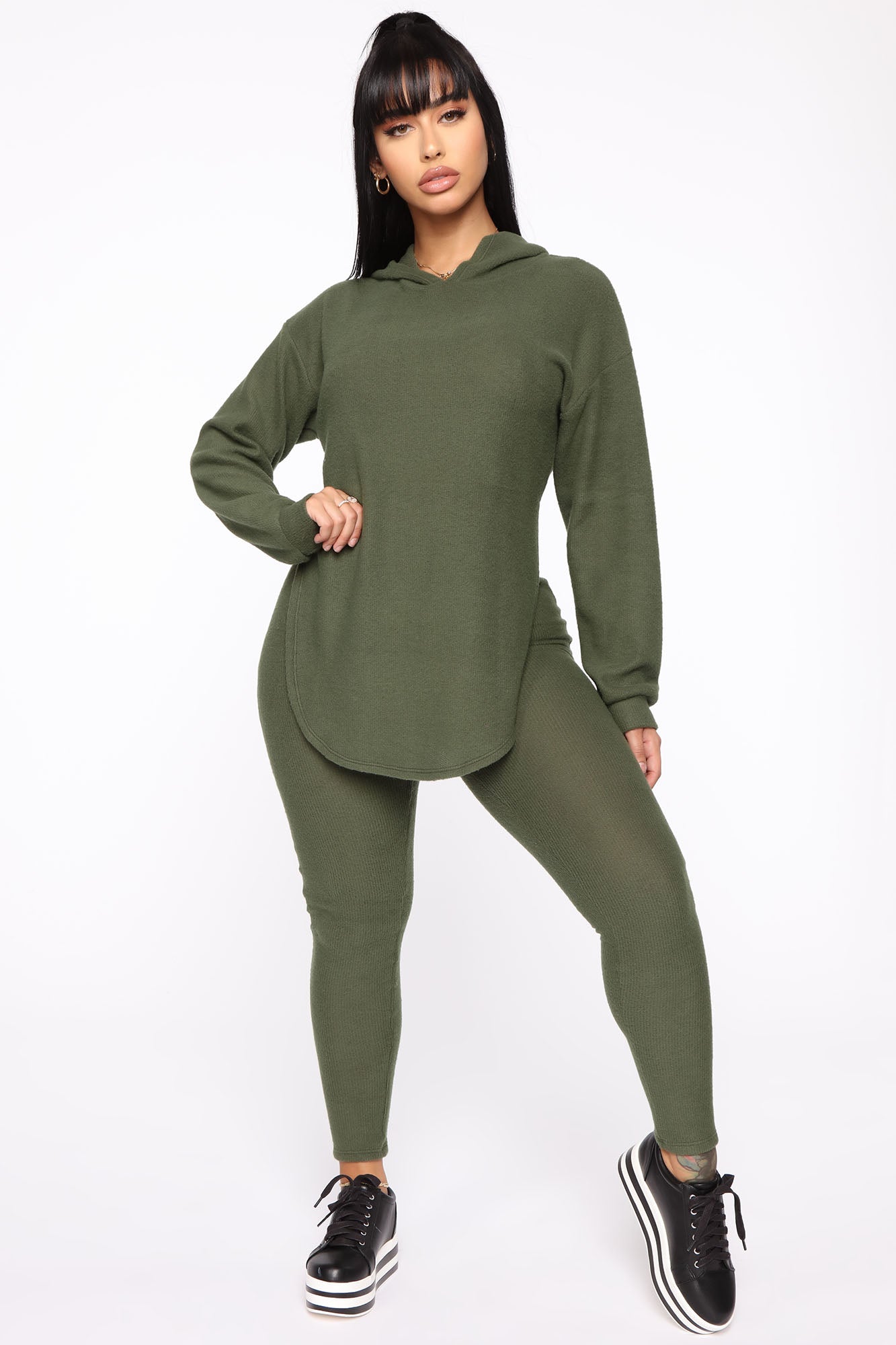 Cutting Corners Legging Set - Olive | Fashion Nova, Matching Sets | Fashion  Nova