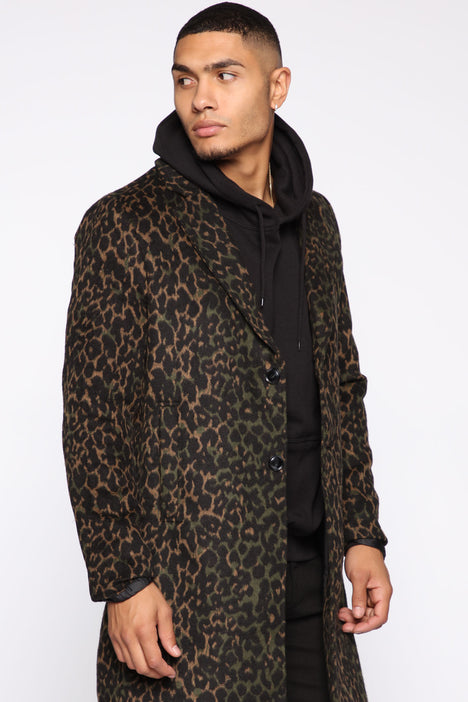 Leopard sale car coat