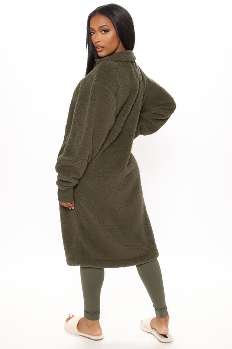 Cabin Stay Sherpa Jacket Olive Fashion Nova Jackets Coats