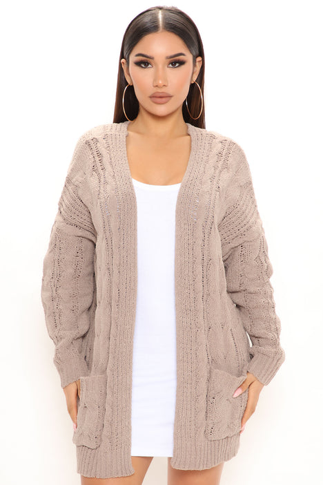 Trying To Get Over You Cardigan Mocha