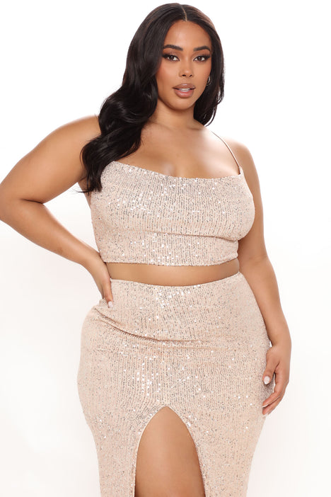 Plus size sequin skirt outlet queen
