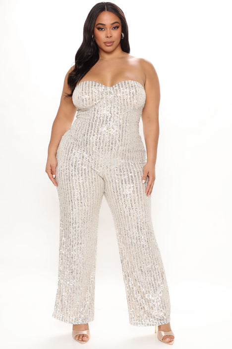 Charlie sequin sales jumpsuit