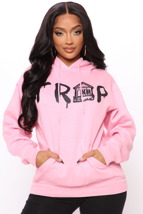 Pink sales trap hoodie