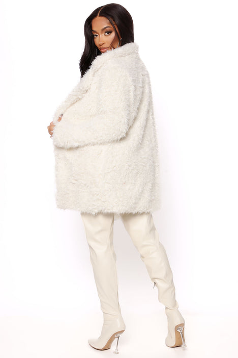 Sugar Daddy Teddy Jacket Ivory