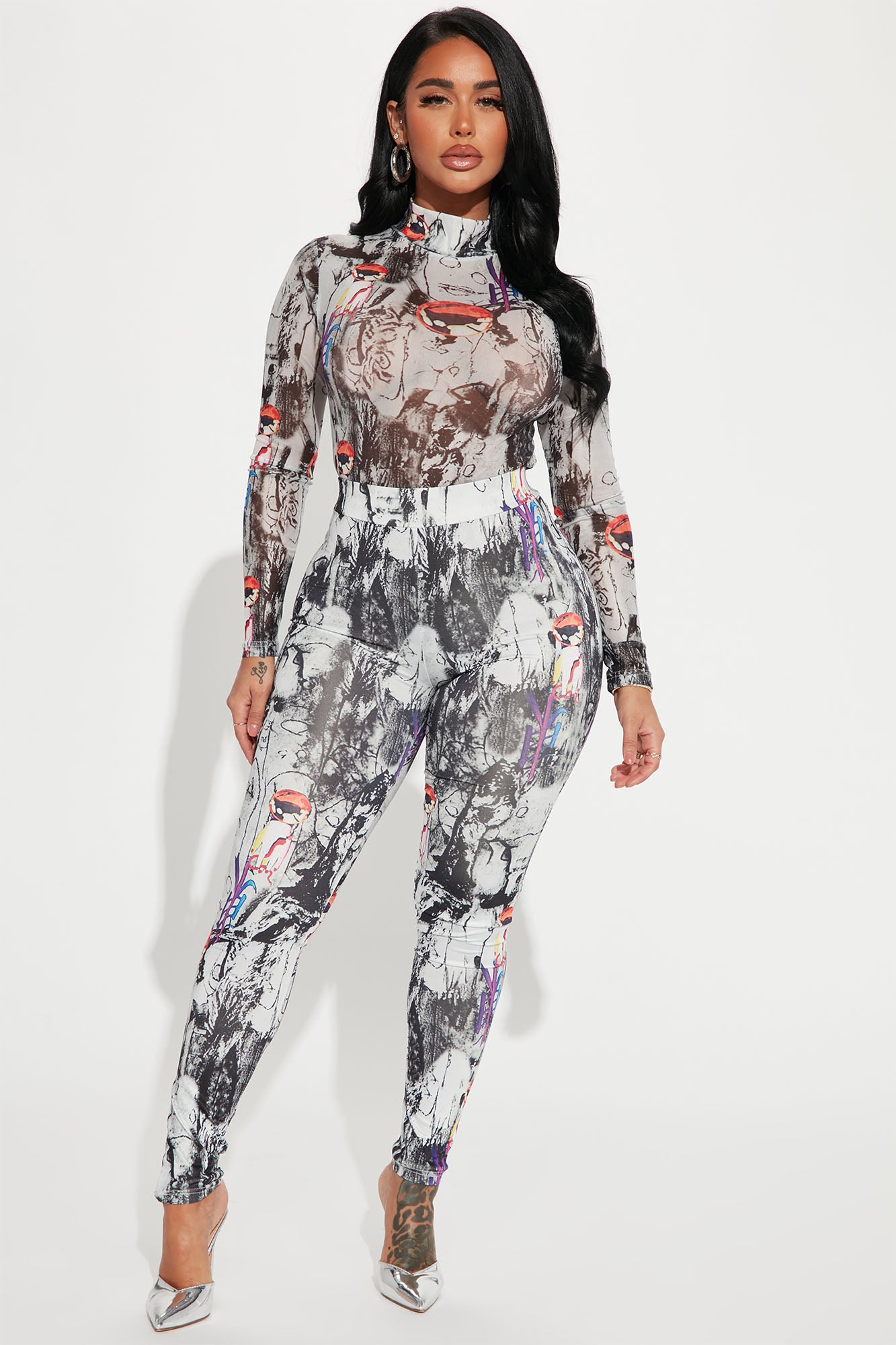 Fashion nova leggings top set