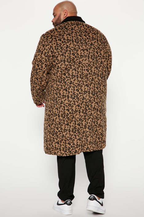 Leopard print car coat store