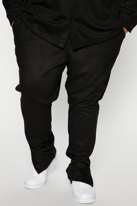 Suede joggers 2025 mens