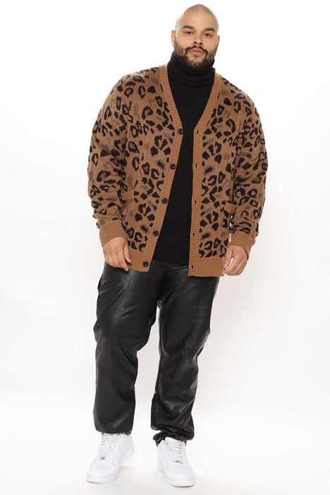 Mens discount cheetah sweater