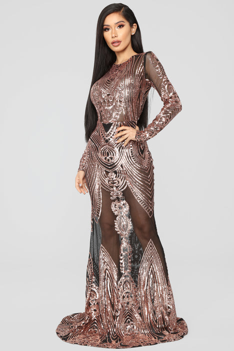 On The Red Carpet Dress RoseGold