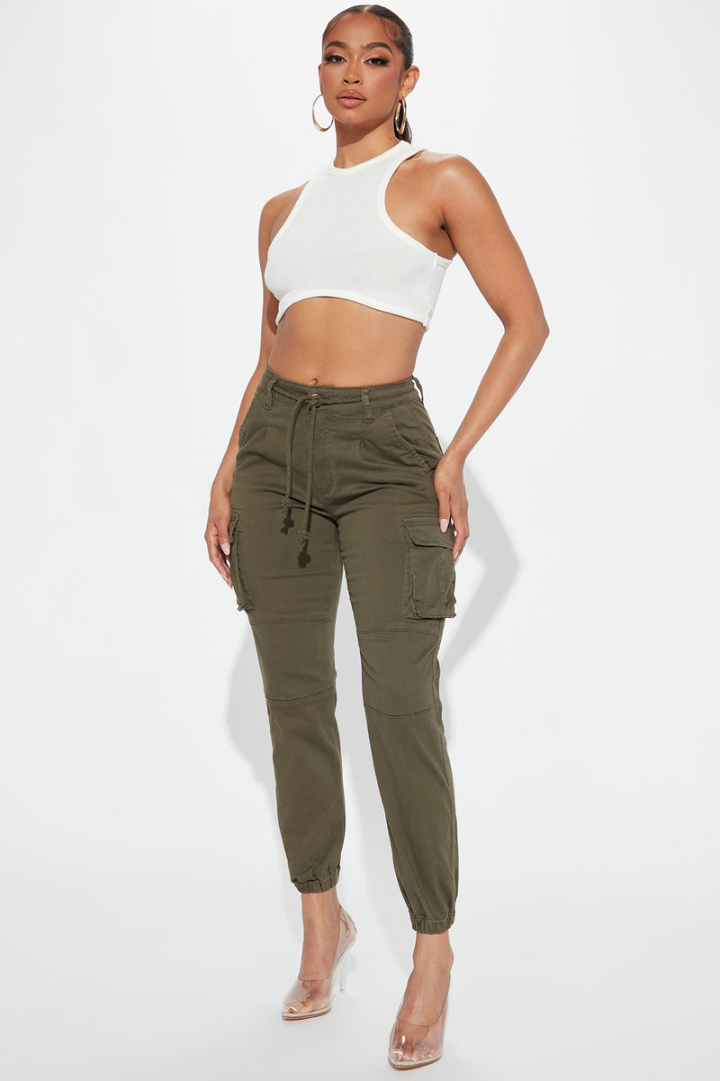 Victoria Cargo Pants - Olive | Fashion Nova, Pants | Fashion Nova
