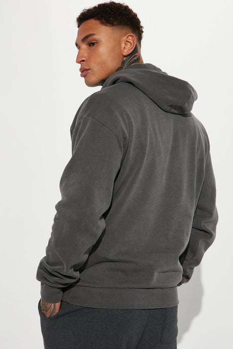 Washed out shop black hoodie