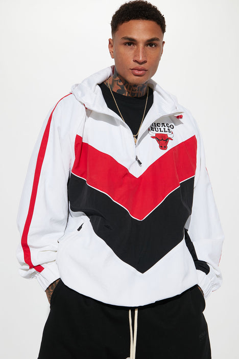 Chicago Bulls Varsity Jacket - Black/Red, Fashion Nova, Mens Jackets