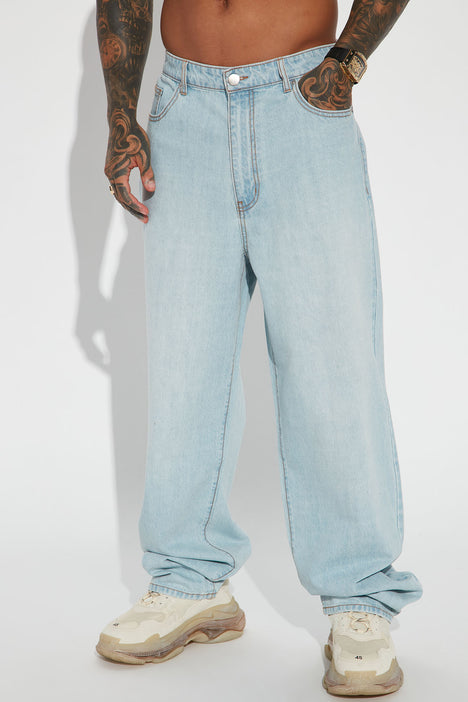 Men Cotton Slant Pocket Loose Fit Jeans | Loose fit jeans, Denim pants mens,  Jeans outfit men