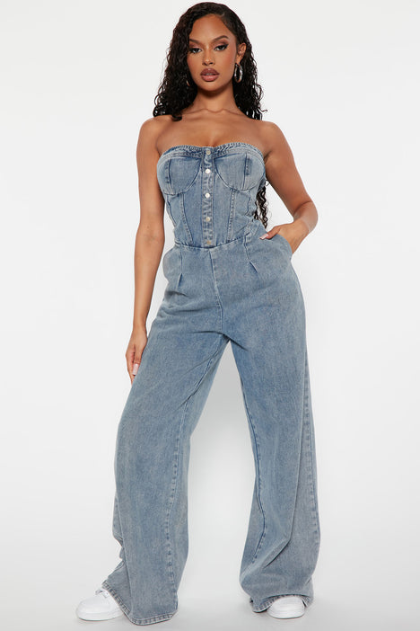 Jean jumpsuit near 2024 me