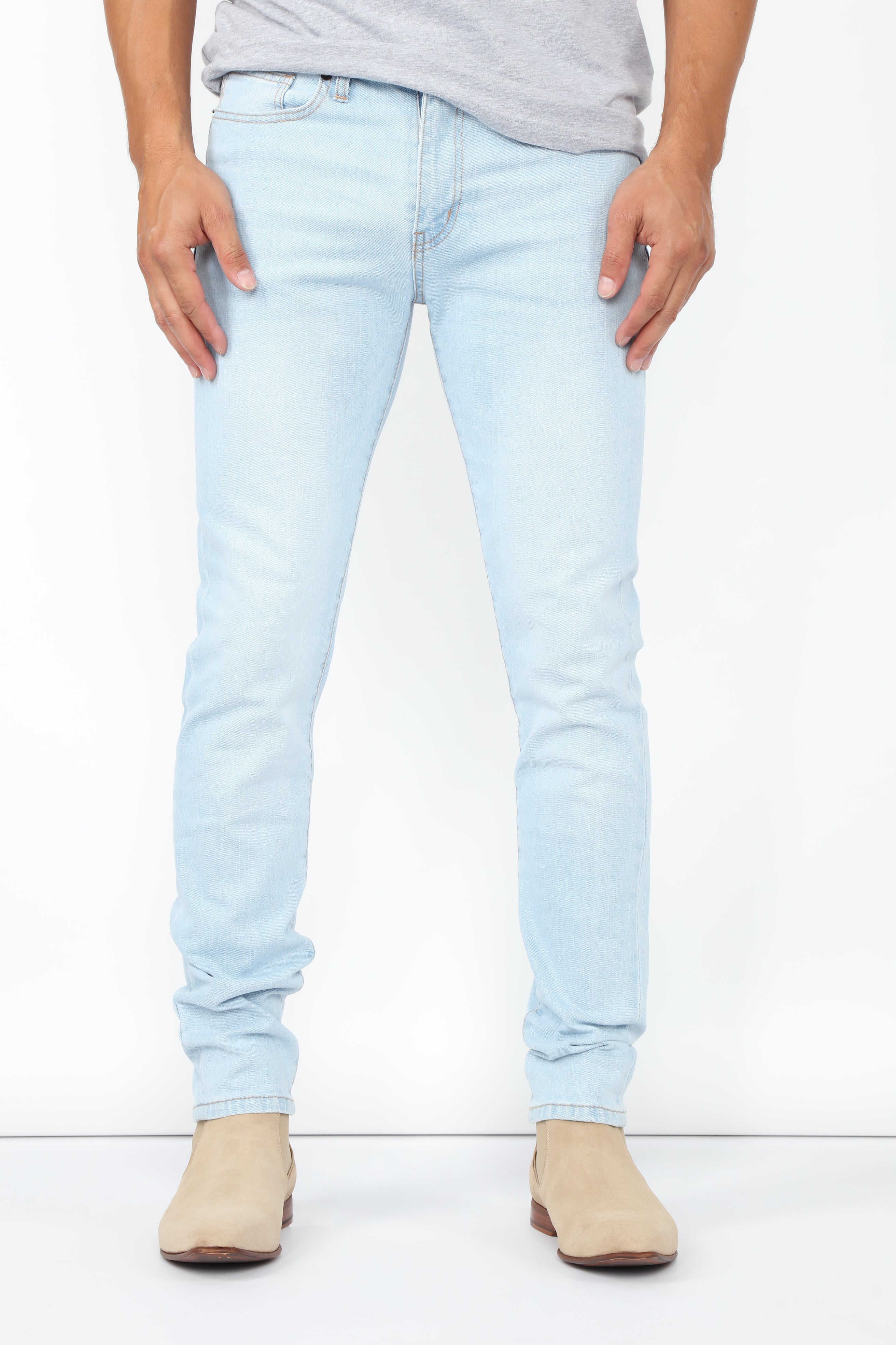 Klasseværelse Udvikle Sydamerika Cornell Slim Jeans - Light Blue Wash | Fashion Nova, Mens Jeans | Fashion  Nova