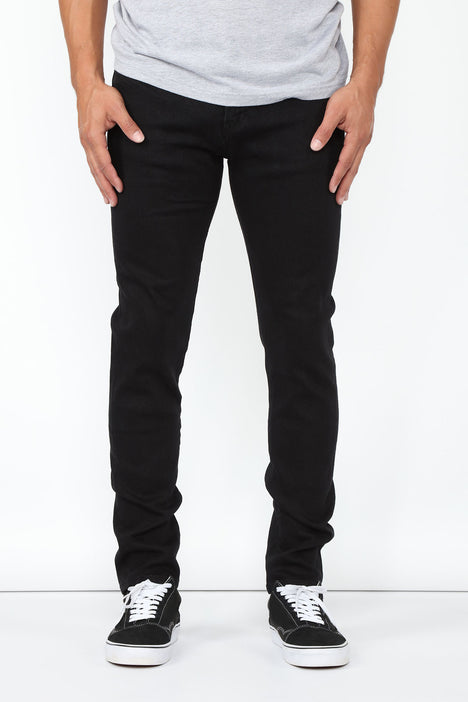 Calvin Klein Jeans SLIM - Slim fit jeans - denim black/black denim -  Zalando.de