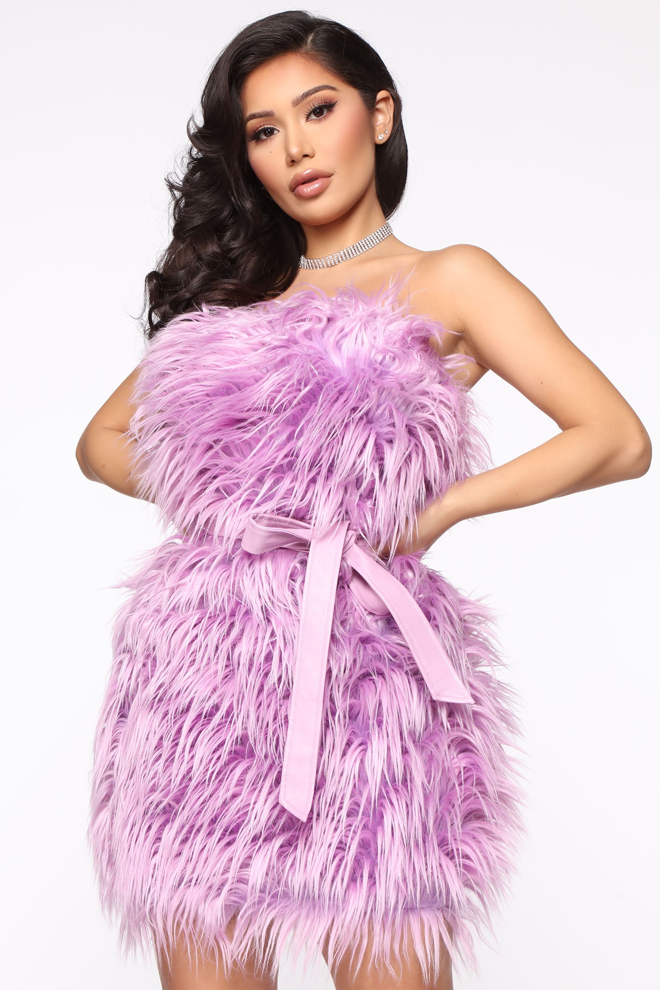 Fashion nova shop fur dress