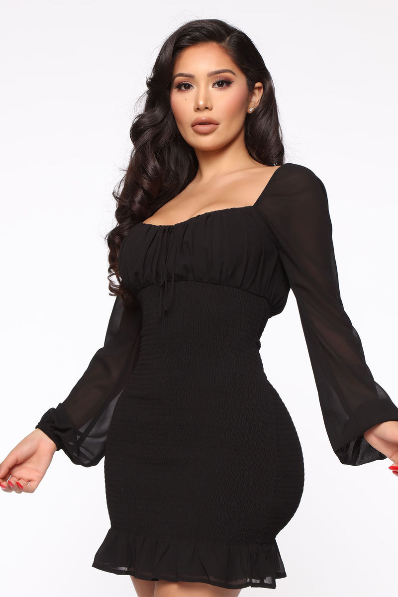 Babe Alert Smocked Mini Dress - Black | Fashion Nova, Dresses | Fashion ...