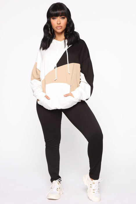 Womens hoodie and legging set sales